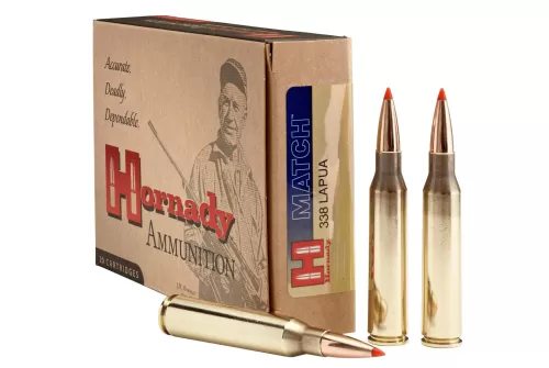 Hornady Ammo 338 Lapua Mag 250 Gr Bthp Match - Dirty Bird Industries