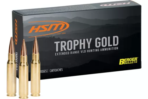 Hsm Ammo Tg .338 Lapua Mag 250 - Gr. Berger Otm 3.76oal 20-pk