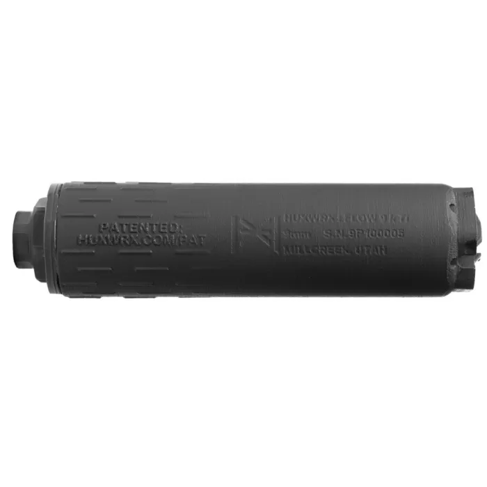 Huxwrx FLOW 9K Ti Suppressor - Black Huxwrx FLOW 9K Ti Suppressor - Black