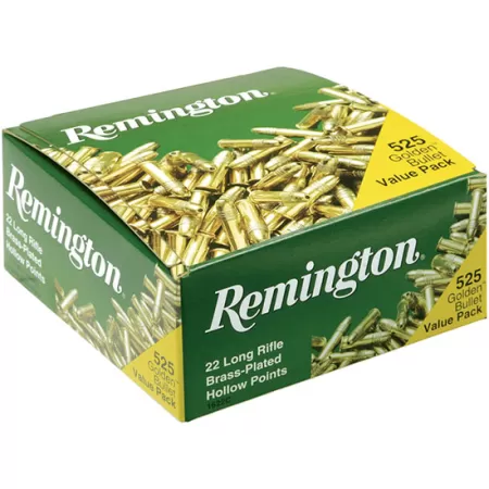 Remington Golden Bullet Rimfire Ammunition .22 LR 36 GR HP 525/Box 21250