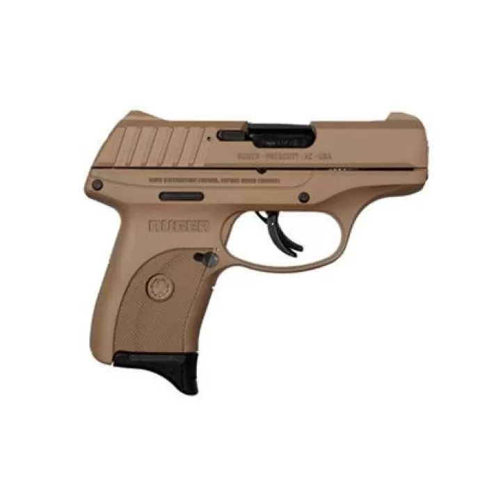 Ruger EC9s FDE 9mm 3.12" 7rds, Flat Dark Earth