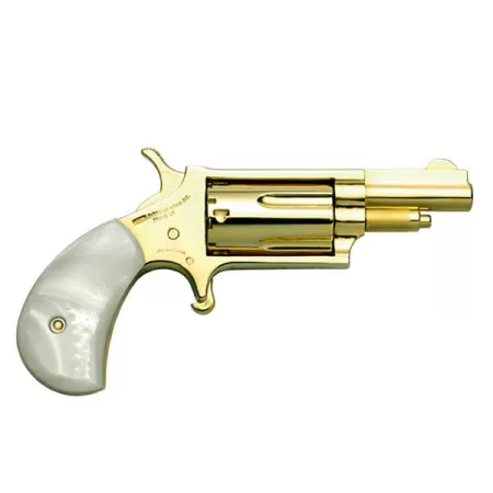 NORTH AMERICAN ARMS Golden Eagle .22 Mag 1.63in 5rd 24k Gold Plated Revolver (NAA-22M-GE)