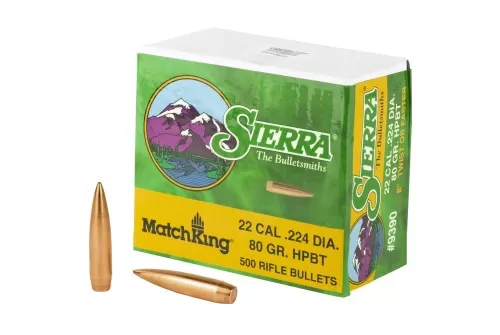 SIE 22CAL 80GR HPBT MATCH .224 500/BOX