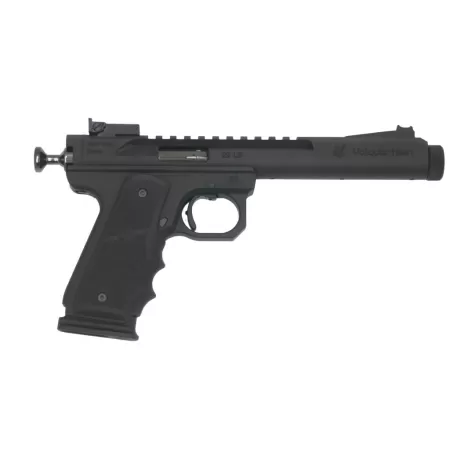 VOLQUARTSEN Scorpion .22 LR 6in 10rd Black Semi-Automatic Pistol with Fiber Optic Front/Target Rear Sights (VC45SN-L)