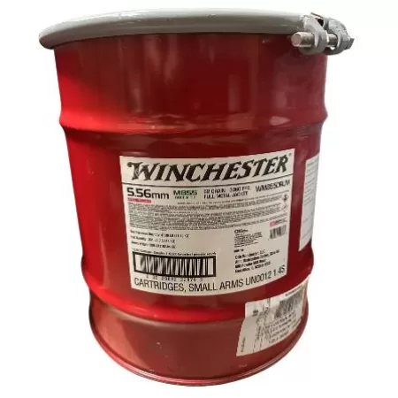 Winchester Ammo Usa 5.56x45 Drum - 62gr. Green Tip 12500 Rd Drum