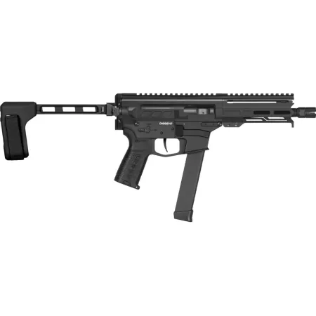 CMMG Dissent MkGs 9mm 6.5in 33rd Braced Armor Black Pistol (99A660F-AB)