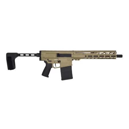 CMMG Dissent Mk3 8.6 BLK 12.5in 20rd Braced Coyote Tan Pistol (33A380C-CT)