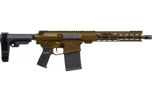 CMMG Banshee Mk3 8.6 BLK 12.5in 20rd Midnight Bronze Semi-Auto AR Pistol (33A030C-MB)