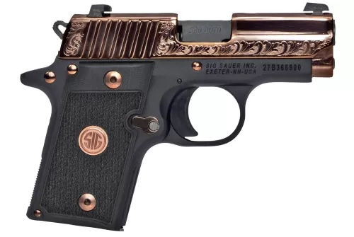 SIG SAUER P238 .380 ACP 2.7in 6rd Rose Gold Semi-Automatic Pistol (238-380-ERG)