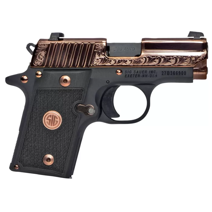 SIG SAUER P238 .380 ACP 2.7in 6rd Rose Gold Semi-Automatic Pistol (238-380-ERG) SIG SAUER P238 .380 ACP 2.7in 6rd Rose Gold Semi-Automatic Pistol (238-380-ERG)
