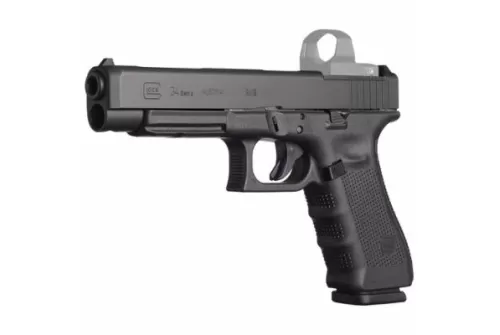 Glock Pg3437103mos G34 Double 9Mm Luger 5.3" 17+1 OD Green Grip Black