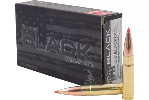 Hornady 80891 Black  300 Blackout 208 gr A-Max 20 Bx/ 10 Cs