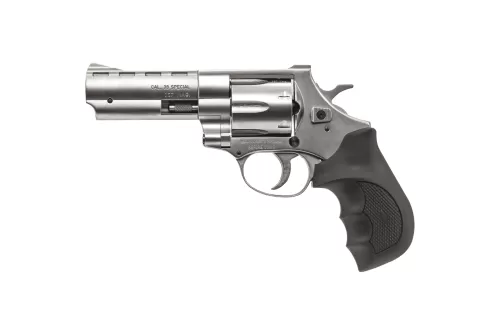 EAA Windicator .357 Magnum 6-Round Revolver - Nickel - Rubber - 4