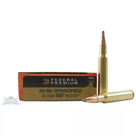 Federal 30-06 165gr Nosler Partition Vital-Shok Ammunition 20rds - P3006AD