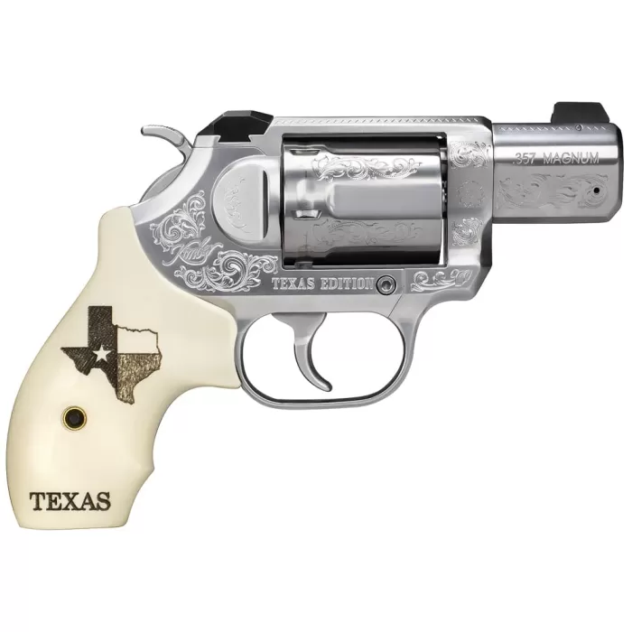 Kimber K6s DASA (Texas Edition) Satin Finish .357 Mag 2" Barrel 6-Rounds with American Western Scroll Work Kimber K6s DASA (Texas Edition) Satin Finish .357 Mag 2" Barrel 6-Rounds with American Western Scroll Work