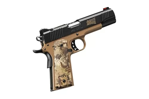 Kimber Hero Custom .45 ACP, 5.25" Barrel, Boot Campaign Engraving, Highlander G10, 7rd