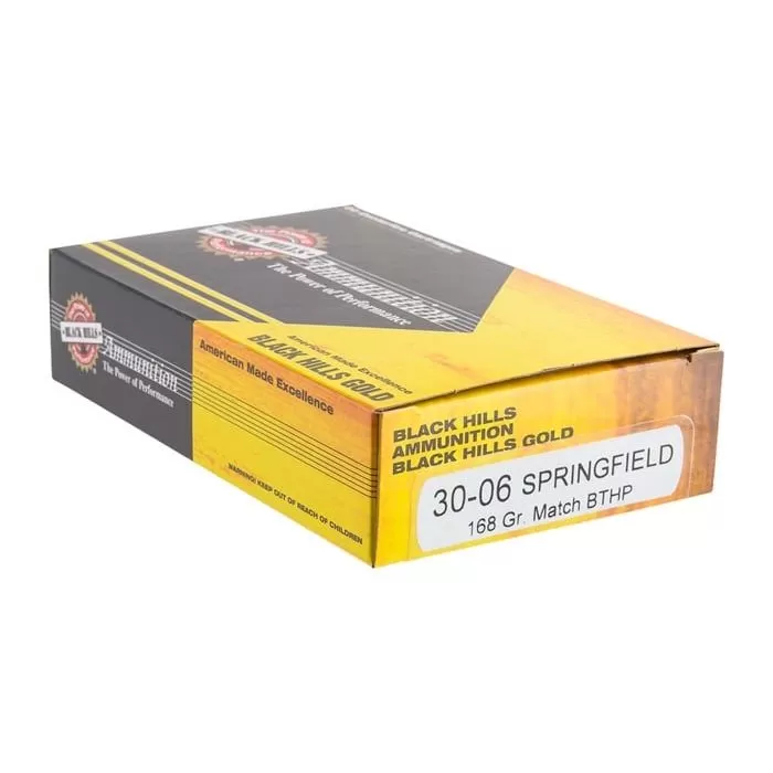 30-06 - 168 Grain HPBT - Black Hills Gold Match - 20 Rounds 30-06 - 168 Grain HPBT - Black Hills Gold Match - 20 Rounds