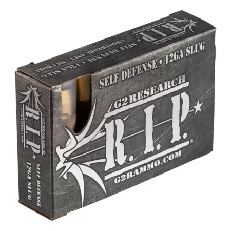 G2 Research R.I.P. Shotshells 12 Ga 2-3/4" 1430 fps Fragmenting Slug 5/ct