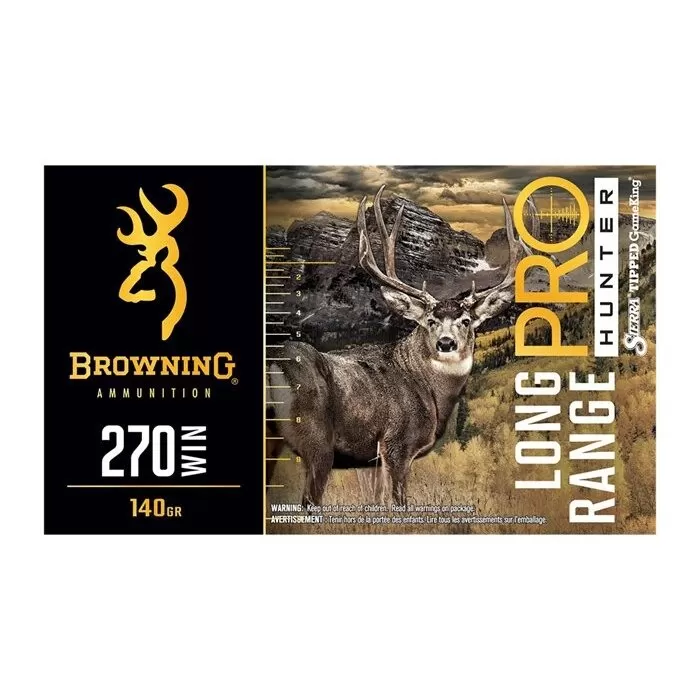 BARNES Harvest Collection 270 Win 140 Grain Sierra Tipped GameKing 20rd Rifle Ammo (32399)