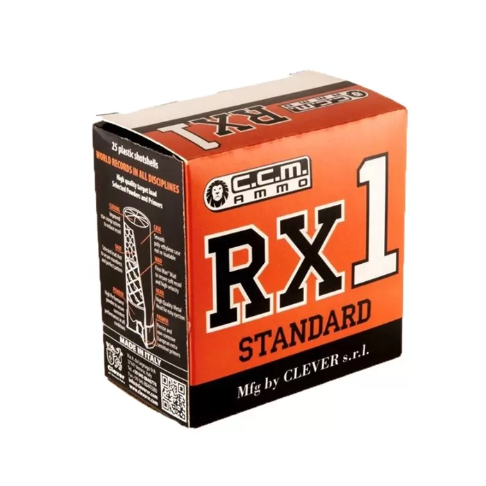 Clever Standard Target RX1 12 GA 2-3/4DR 1oz #8 25rds Clever Standard Target RX1 12 GA 2-3/4DR 1oz #8 25rds