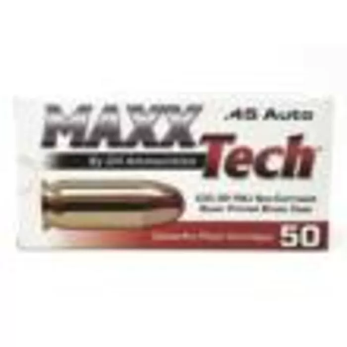 Maxxtech Brass Casefire Handgun Ammunition .45 Acp 230 GR Fmj 1000/Ct PTGB45BC Maxxtech Brass Casefire Handgun Ammunition .45 Acp 230 GR Fmj 1000/Ct PTGB45BC
