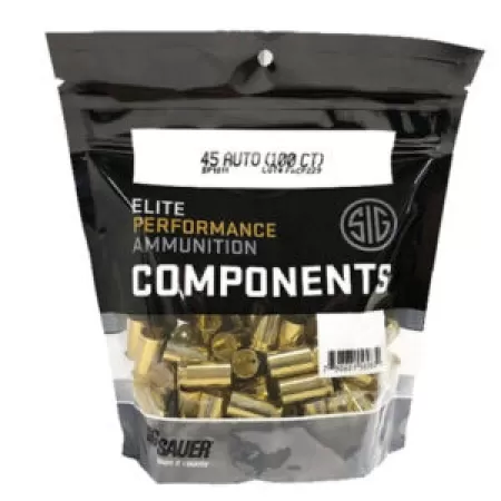 SIG SAUER .45 Auto 100-Count Unprimed Component Brass (BP1011)