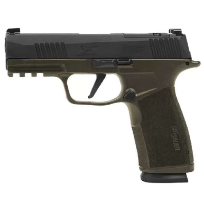 SIG SAUER P365-XMacro Fortunate Sun 9mm 3.7in 2x 17rd Mags OD Green/Black Striker-Fired Pistol (365XCA-9-BXR3-FS)
