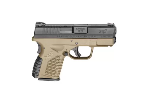 SPRINGFIELD ARMORY XD-S .40 S&W 3.3in 1x6rd 1x7rd Flat Dark Earth Semi-Automatic Pistol (XDS93340DEE)