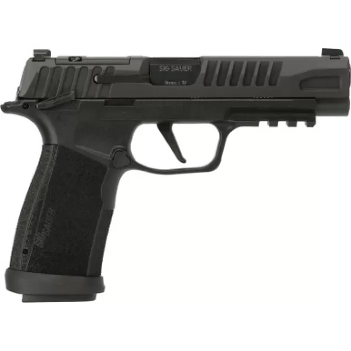 SIG SAUER P365 X-Series 9mm 4.3in 2x21rd Manual Safety Optic Ready Black Striker Pistol (W365F-9-BXR3P-MS)