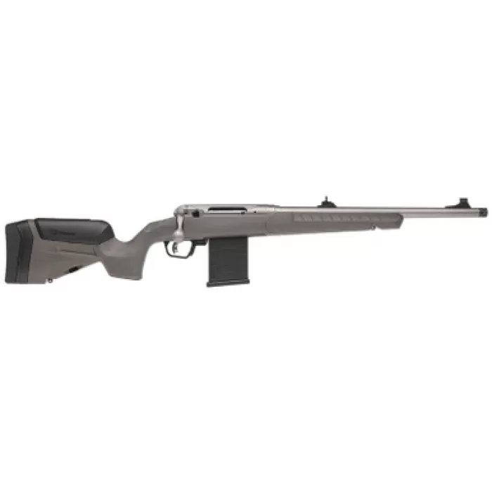 Savage Arms 32498 110 Ridge Hunter 308 Win 10+1 18" Heavy Barrel, Flat Dark Gray Adj LOP Synthetic Stock, Right Hand
