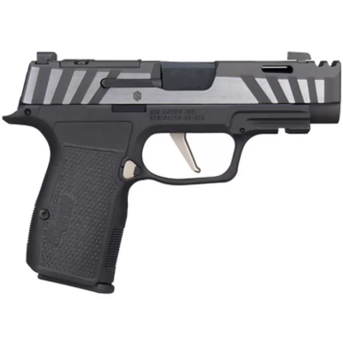 SIG SAUER P365-AXG Equinox 9mm 3.1in 3x12rd Striker-Fired Pistol with Integrated Compensator (365AXG-9-COMP-EQ)