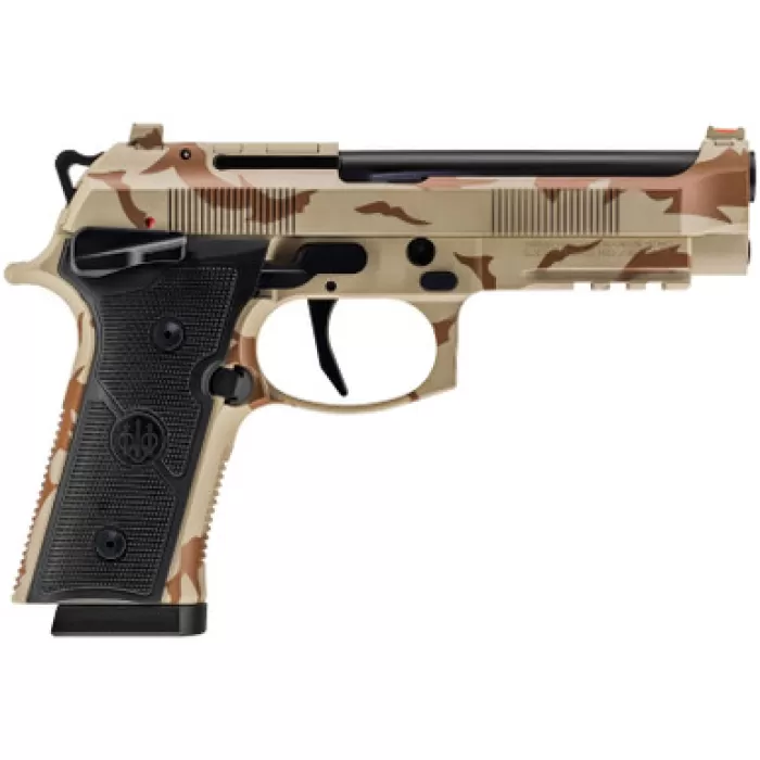 BERETTA 92XI 9x19mm 4.7in 2x15rd Desert DPM Camo Full Size SAO Pistol (SPEC0743A15)