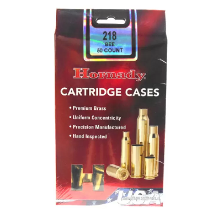 HORNADY 218 Bee 50-Pack Unprimed Rifle Case (8601) HORNADY 218 Bee 50-Pack Unprimed Rifle Case (8601)