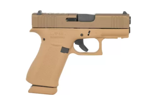 GLOCK G43X 9mm Luger 3.41in 15rd Steel Serrated Slide Ambidextrous Pistol (UX4350204NR15ORDEBOT)