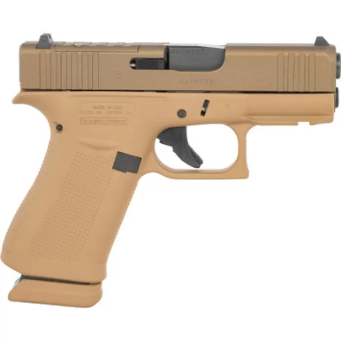 GLOCK G43X 9mm Luger 3.41in 15rd Steel Serrated Slide Ambidextrous Pistol (UX4350204NR15ORDEBOT) GLOCK G43X 9mm Luger 3.41in 15rd Steel Serrated Slide Ambidextrous Pistol (UX4350204NR15ORDEBOT)