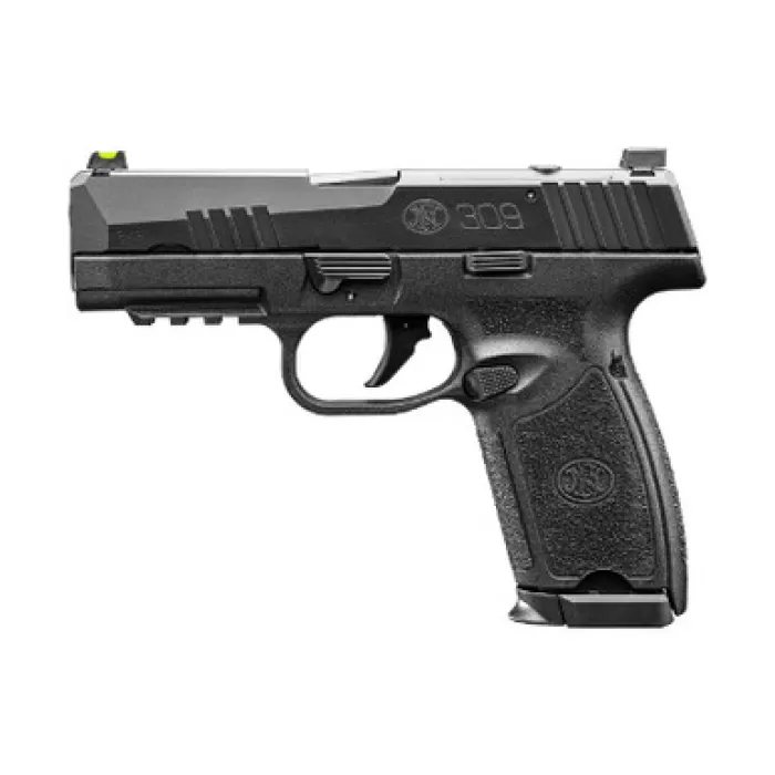FN 309 MRD 9mm Luger 20+1 3.80" Black Steel Barrel & Optic Ready/Serrated Slide, Black Polymer Frame w/Picatinny Rail, Textured Grip, RMSc/DPP Footprint, Ambidextrous