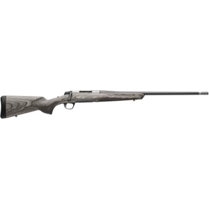 Browning 036092226 X-Bolt 2 Hunter Full Size 30-06 Springfield 4+1 22" Matte Blued Threaded Sporter Barrel, Drilled & Tapped Stainless Steel Receiver, Fixed Gray Laminate Stock, Radial Muzzle Brake