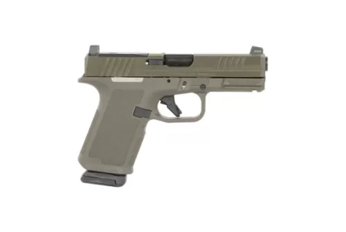 Ruger RXM Sports South Exclusive Compact Frame 9mm Luger 15+1 4" Black FNC Nitride Barrel, OD Green Alloy Steel Optic Ready/Serrated Slide, OD Green Polymer Frame w/Accessory Rail, Textured Grip, RM