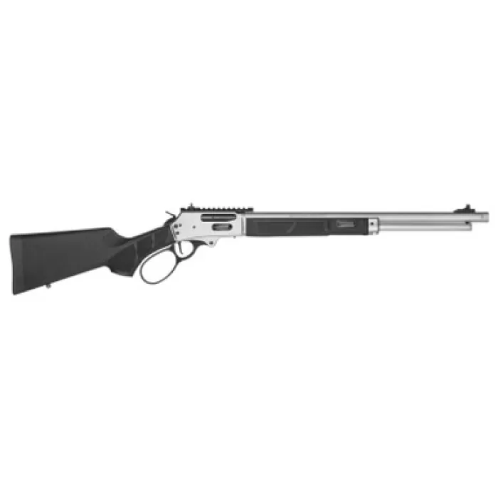 Smith & Wesson 14206 1854 360 Buckhammer 6+1 20" Stainless Steel Threaded Barrel & Receiver w/Picatinny Rail, M-LOK Handguard, Black Fixed Synthetic Stock