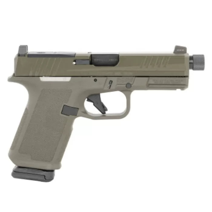 RUGER RXM 9mm 4in Threaded Barrel 15rd OD Green Semi-Auto Pistol (19440)