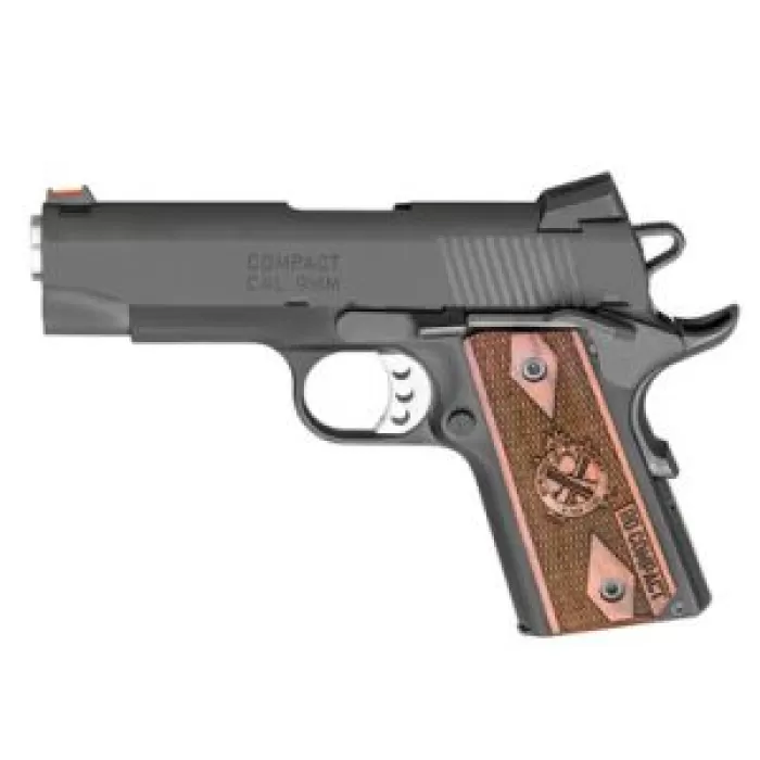 Springfield Range Officer Compact 9mm 1911 Pistol, Black - PI9125L Springfield Range Officer Compact 9mm 1911 Pistol, Black - PI9125L