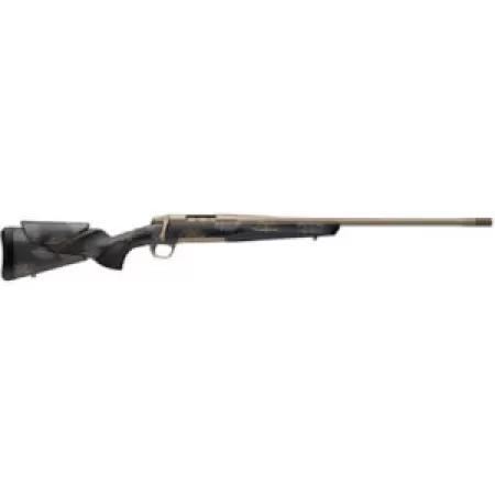Browning 036142224 X-Bolt 2 Speed HD Full Size 270 Win 4+1 22" Smoked Bronze Cerakote Fluted Threaded Barrel, Smoked Bronze Cerakote Steel Drilled & Tapped Receiver, Bronze/Gray Camo w/Black Overmold
