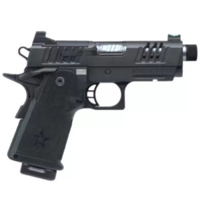 STACCATO 2011 CS 9mm 3.5in Stainless Threaded 2x 15rd Mags Curved Trigger OR Pistol w/ X-Series Serrations (14-1501-000202-01) STACCATO 2011 CS 9mm 3.5in Stainless Threaded 2x 15rd Mags Curved Trigger OR Pistol w/ X-Series Serrations (14-1501-000202-01)