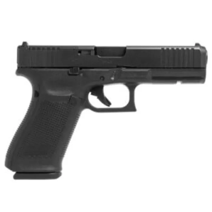 Glock UV2150203MOS G21 V MOS Full Size 45 ACP 13+1 4.61" Black GMB Barrel, Black nDLC Steel Optic Ready/Serrated Slide, Black Polymer Frame w/Accessory Rail, Textured Polymer Grip, Ambidextrous