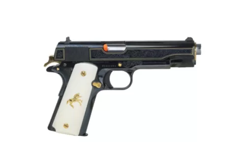 COLT'S MANUFACTURING 1911 Classic .45 ACP 5in 8rd Gold Engraved Semi-Auto Pistol (O1911CLASSIC)