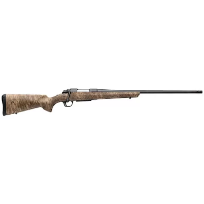 Browning 035841224 AB3 270 Win 4+1 22" Matte Blued Threaded Sporter Barrel, Matte Blued Drilled & Tapped Steel Receiver, Fixed w/Textured Grip Panels Mossy Oak Bottomland Composite Stock