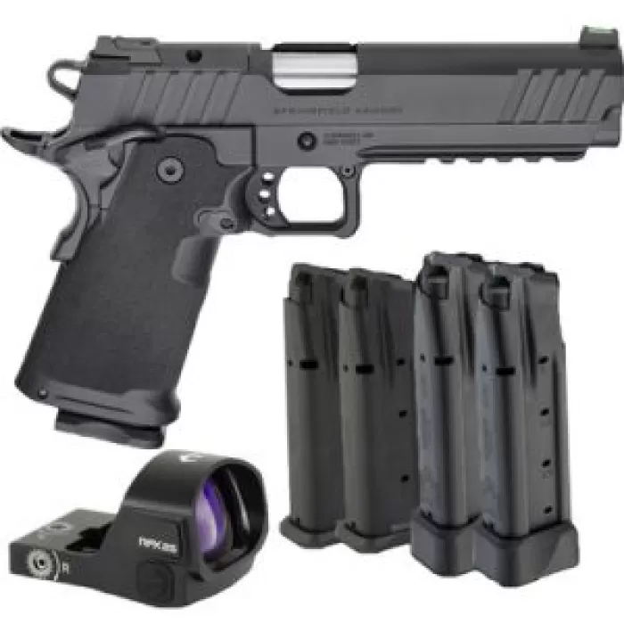 Springfield Prodigy 1911 DS 9mm 5" 20rd Pistol w/ Viridian RFX25 Micro Green Dot Optic - PH9119AOS-RFX Springfield Prodigy 1911 DS 9mm 5" 20rd Pistol w/ Viridian RFX25 Micro Green Dot Optic - PH9119AOS-RFX