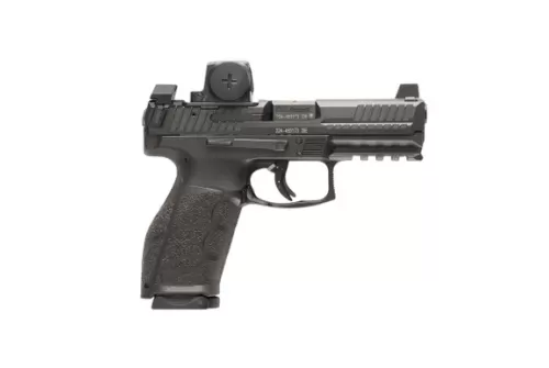 HK 81001356 VP9A1 X w/Optic Full Size Frame 9mm Luger 10+1 4.09" Black Barrel, Black Steel Serrated w/Optic Slide, Black Polymer Frame w/Picatinny Rail, Textured Grip, Vortex CCW