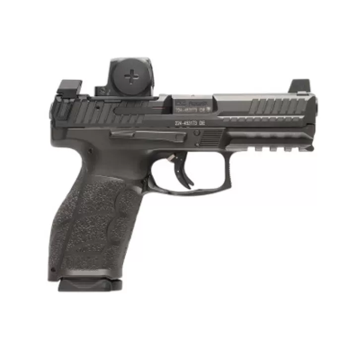 HK 81001356 VP9A1 X w/Optic Full Size Frame 9mm Luger 10+1 4.09" Black Barrel, Black Steel Serrated w/Optic Slide, Black Polymer Frame w/Picatinny Rail, Textured Grip, Vortex CCW