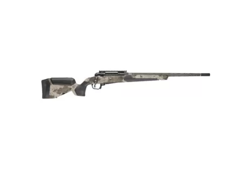 Savage Arms 32903 110 UltraLite Pro Full Size 6mm Creedmoor 3+1 20" Carbon Fiber Barrel, Savage Woodland Camo Accufit V2 Synthetic Stock, Right Hand